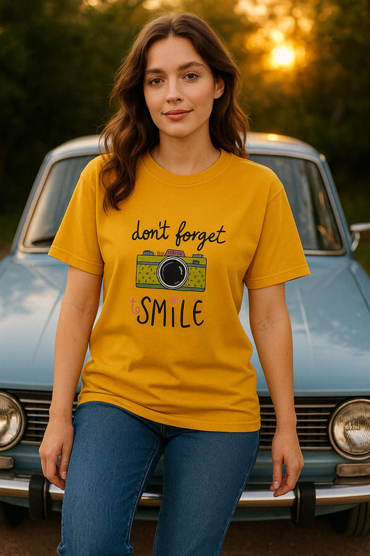 Smile Unisex Oversized Classic T-Shirt