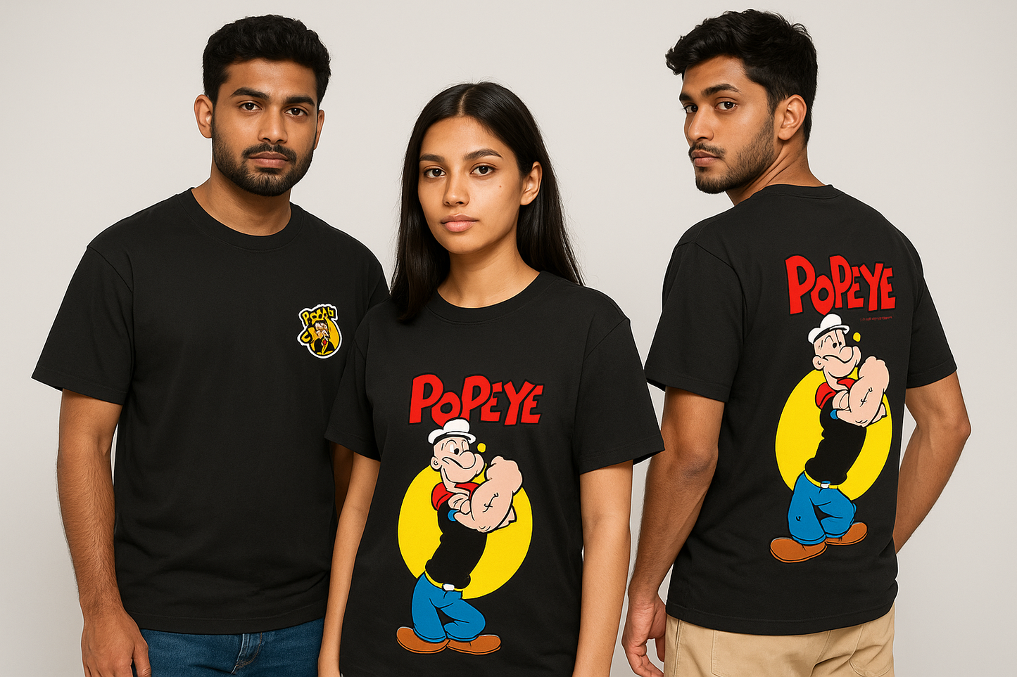 Popeye Unisex Oversized Classic T-Shirt