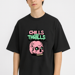 Chills and Thrills Unisex Terry Oversized Tee