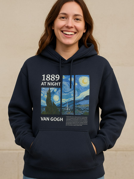 Vangogh Unisex Oversized Hoodie