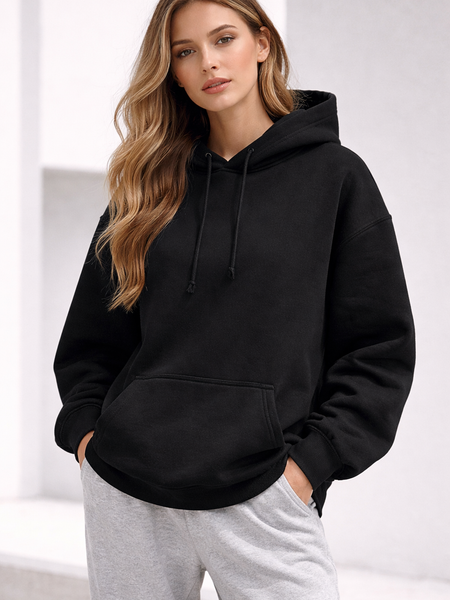Plain Unisex Oversized Hoodie