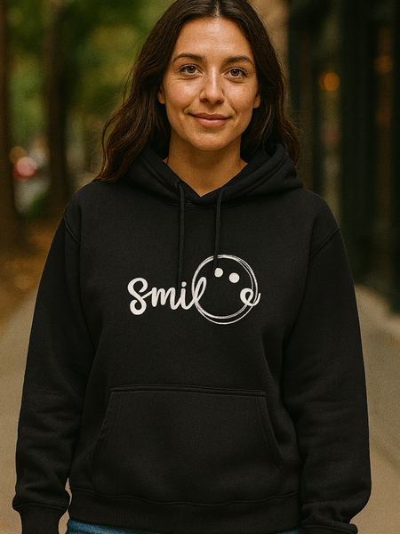 Smile Unisex Oversized Hoodie