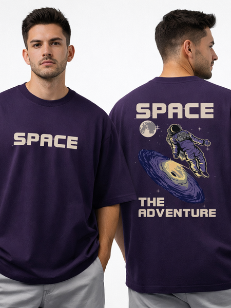 Space Unisex Oversized Classic T-Shirt