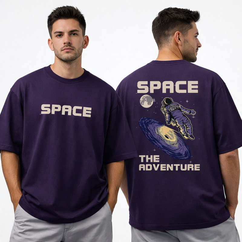Space Unisex Oversized Classic T-Shirt