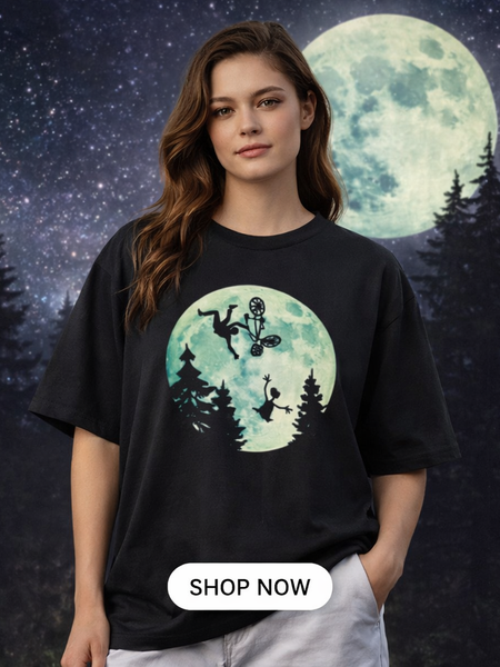 Dark Moon Unisex Oversized Classic T-Shirt