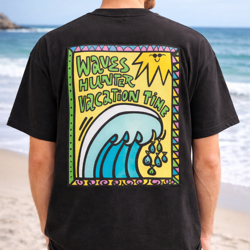 Wave Hunter Unisex Oversized Classic T-Shirt