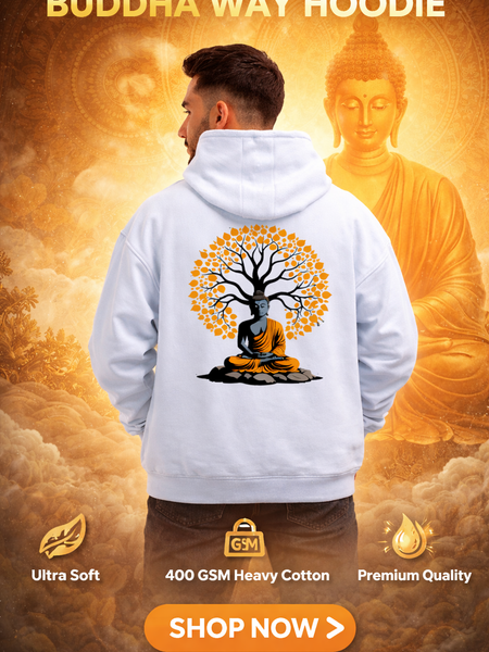 Buddha Unisex Oversized Hoodie