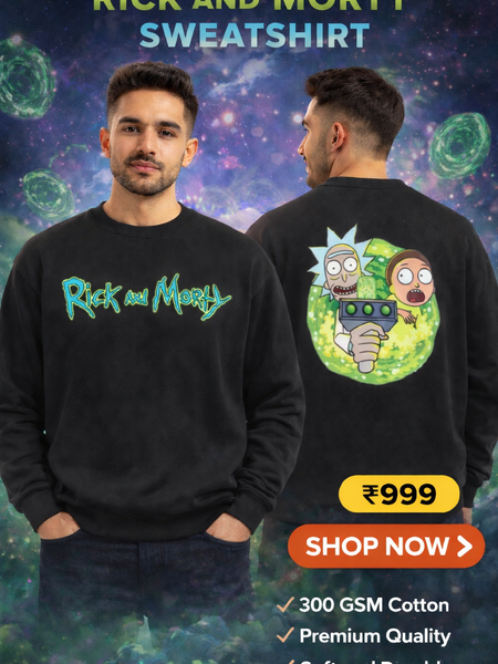 Rick and Morty Unisex Sweatshirt