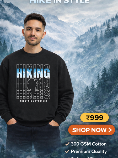 Hiking Unisex Sweatshirt