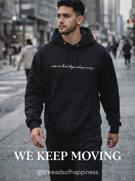 Hard Days Embroidery Unisex Oversized Hoodie