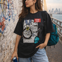 Paint Unisex Terry Oversized Tee