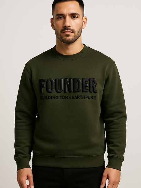Founder Puff Print Unisex Sweatshirt