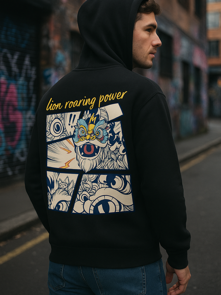 Lion Unisex Oversized Hoodie