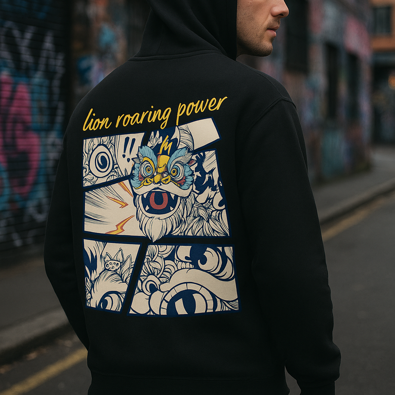 Lion Unisex Oversized Hoodie