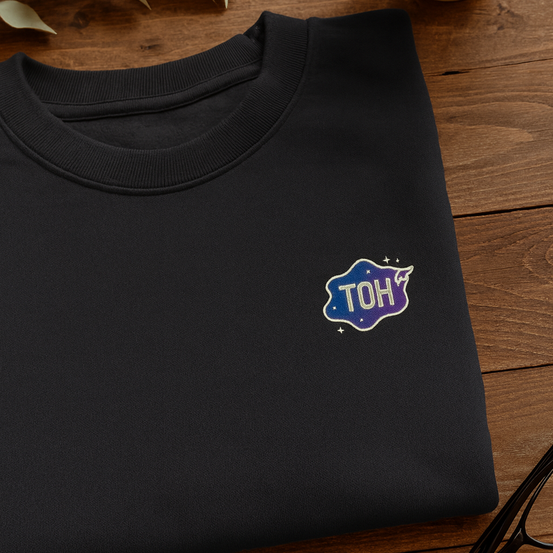 TOH Embroidery Unisex Oversized Sweatshirt