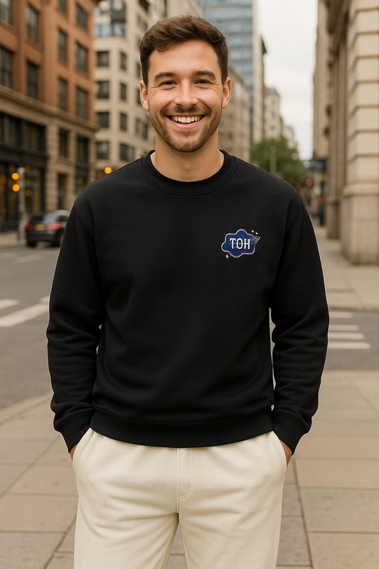TOH Embroidery Unisex Oversized Sweatshirt
