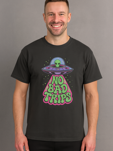 No Bad Trips Oversized unisex t-shirt