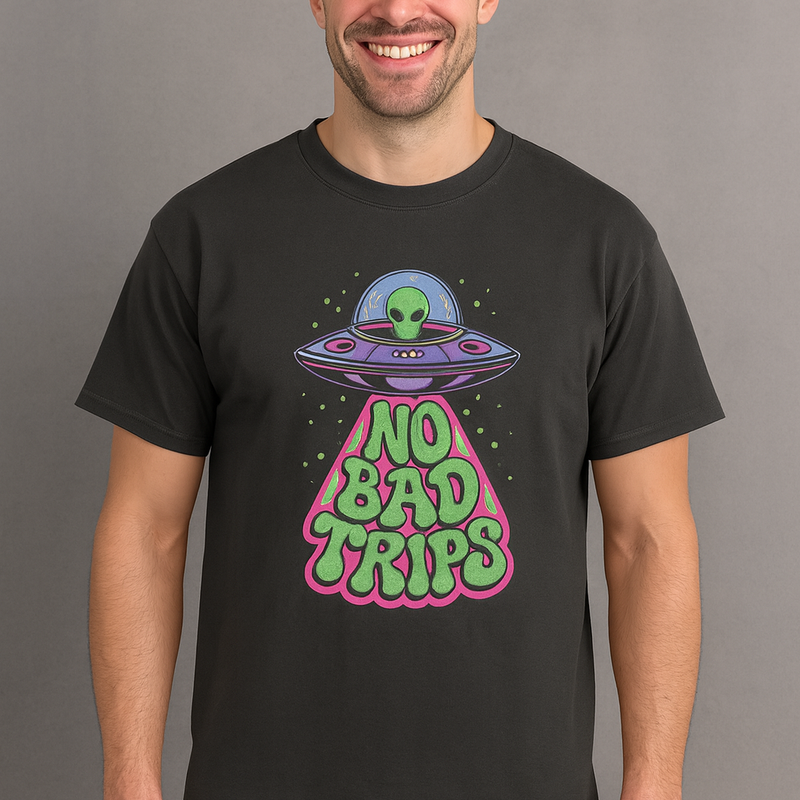 No Bad Trips Oversized unisex t-shirt
