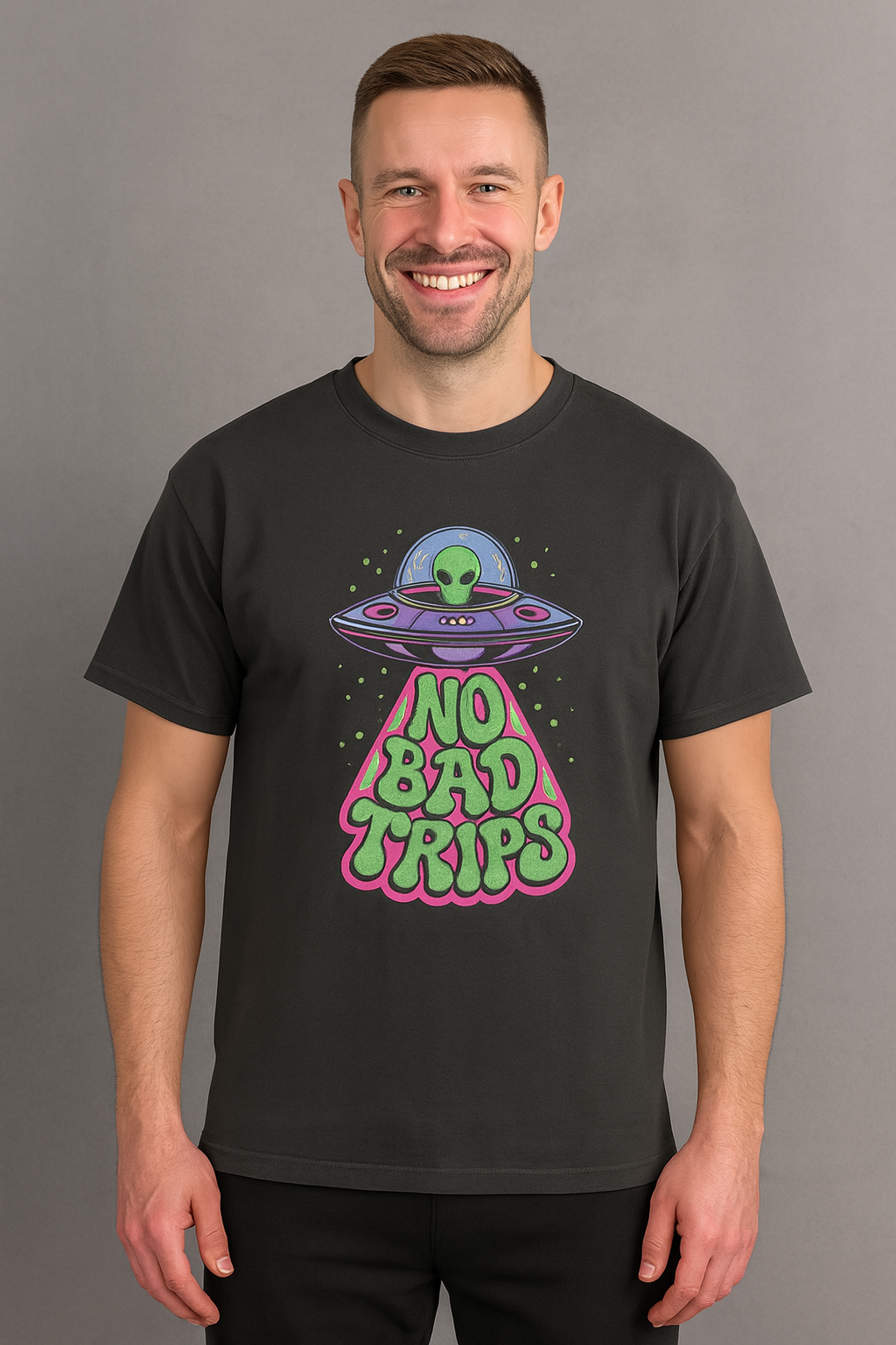 No Bad Trips Oversized unisex t-shirt