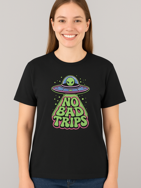 No Bad Trips Oversized unisex t-shirt