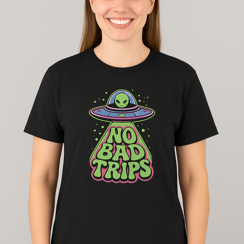 No Bad Trips Oversized unisex t-shirt
