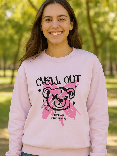 Chill Out Unisex Oversized Sweatshirt