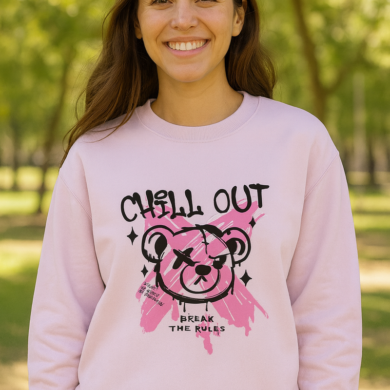 Chill Out Unisex Oversized Sweatshirt