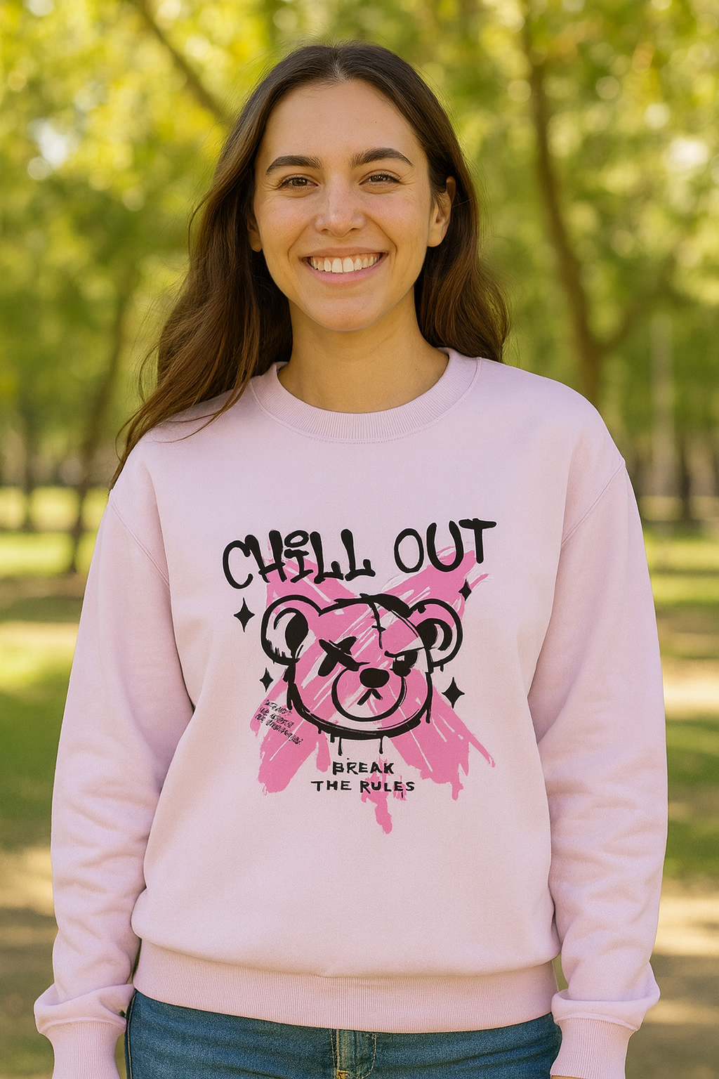 Chill Out Unisex Oversized Sweatshirt