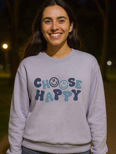 Happy Unisex Oversized Sweatshirt