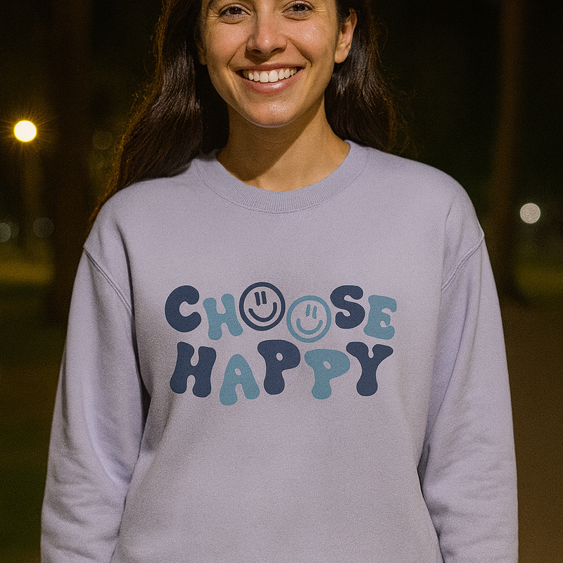 Happy Unisex Oversized Sweatshirt