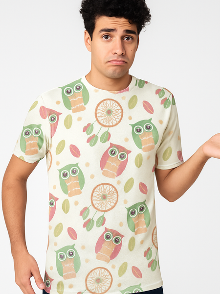 Owl Unisex  Sports T-Shirt