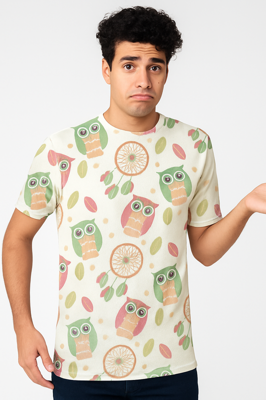 Owl Unisex  Sports T-Shirt