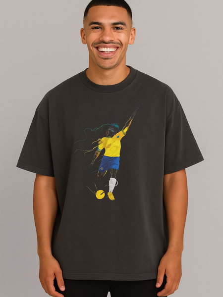 Brazil Football Oversized Tshirt
