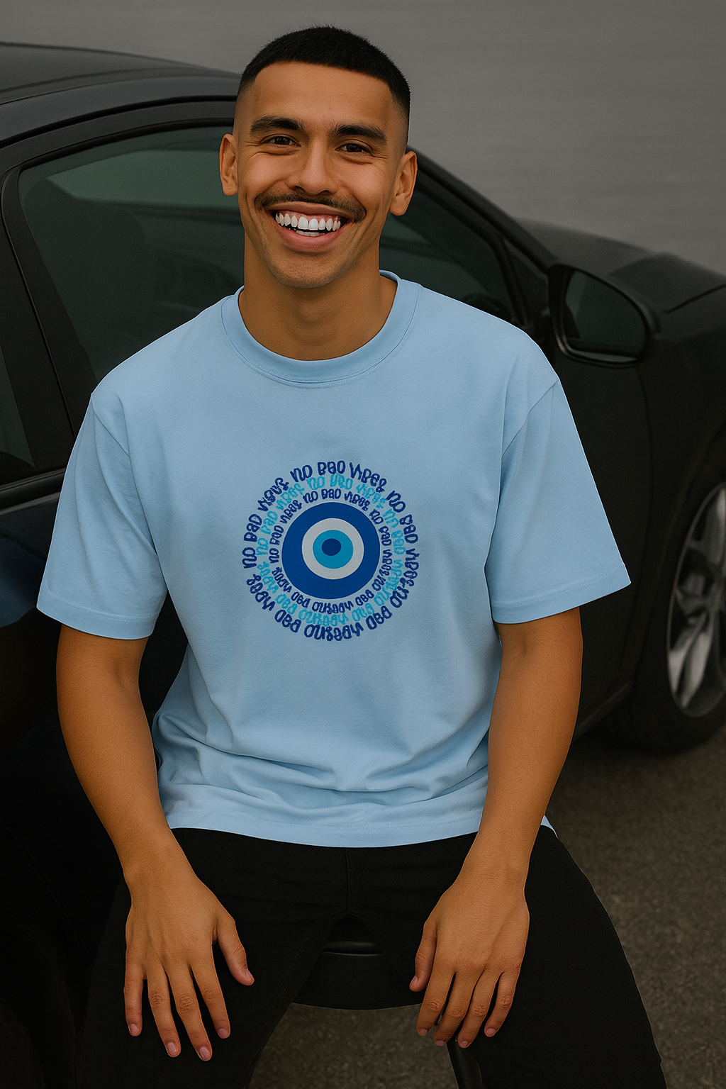 Good Vibes Unisex Terry Oversized Tee