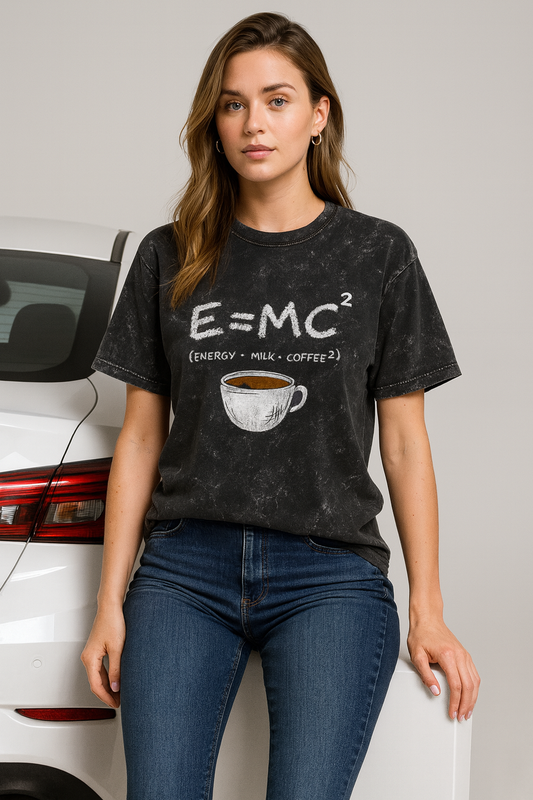 EMC Unisex Acid Washed Oversized Tee