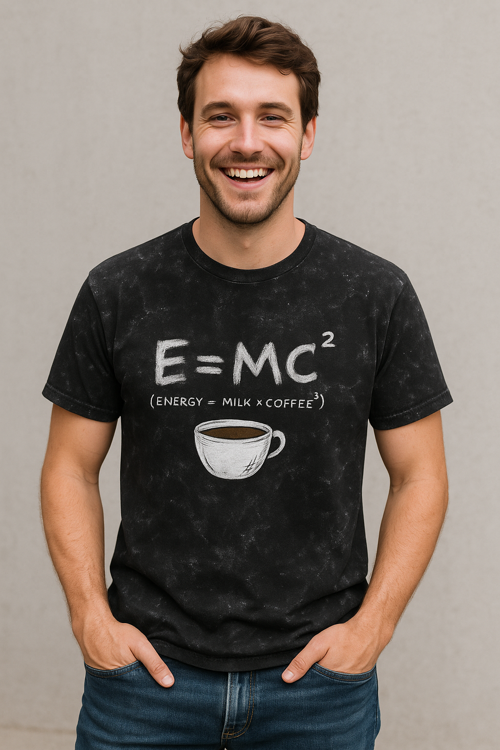 EMC Unisex Acid Washed Oversized Tee