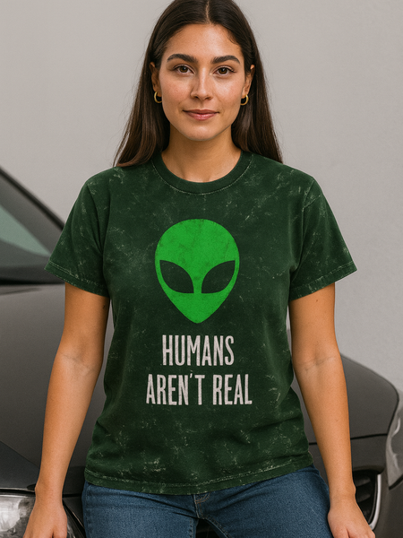 Allein Unisex Acid Washed Oversized Tee