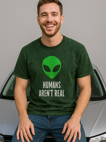 Allein Unisex Acid Washed Oversized Tee