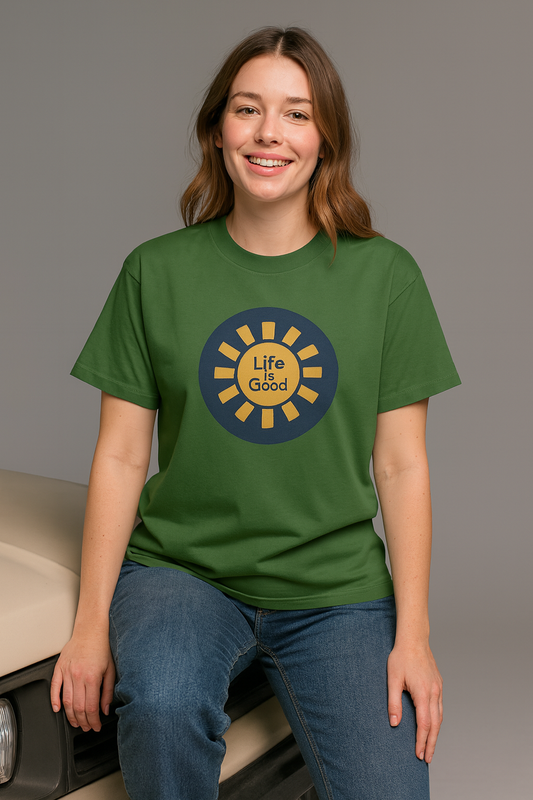 Life is Good Oversized Tshirt