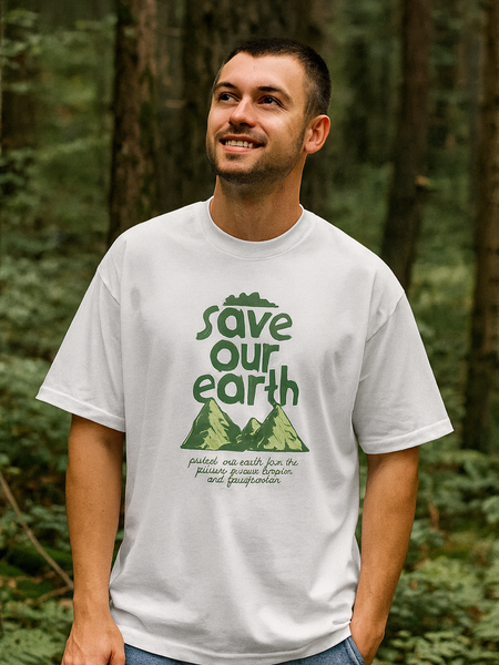 Save Earth Oversized T-shirt