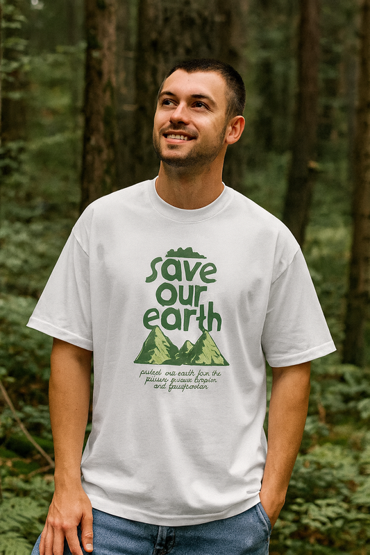 Save Earth Oversized T-shirt
