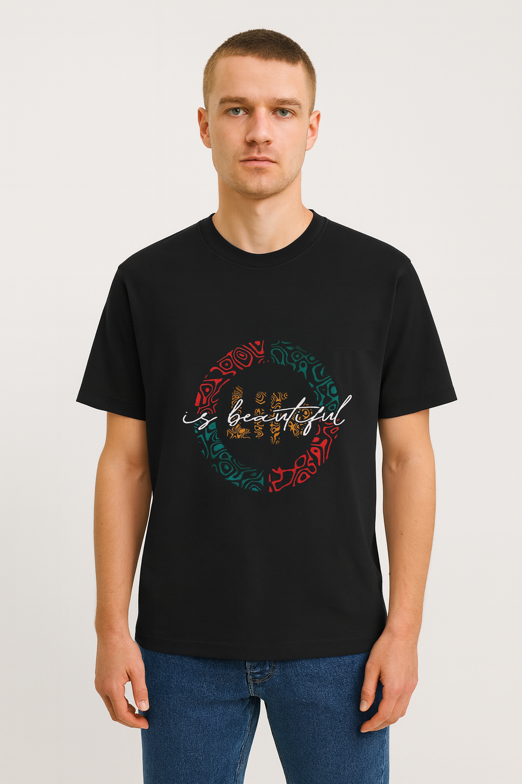 Life is Beautiful Unisex Oversized Classic T-Shirt