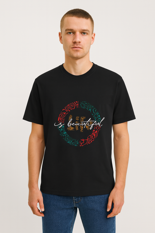Life is Beautiful Unisex Oversized Classic T-Shirt