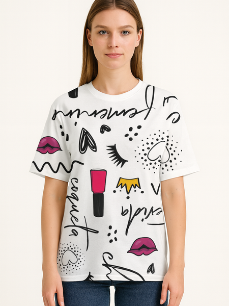 Beauty Girl Oversized Tee