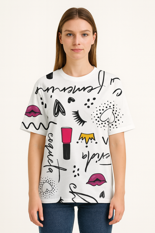 Beauty Girl Oversized Tee