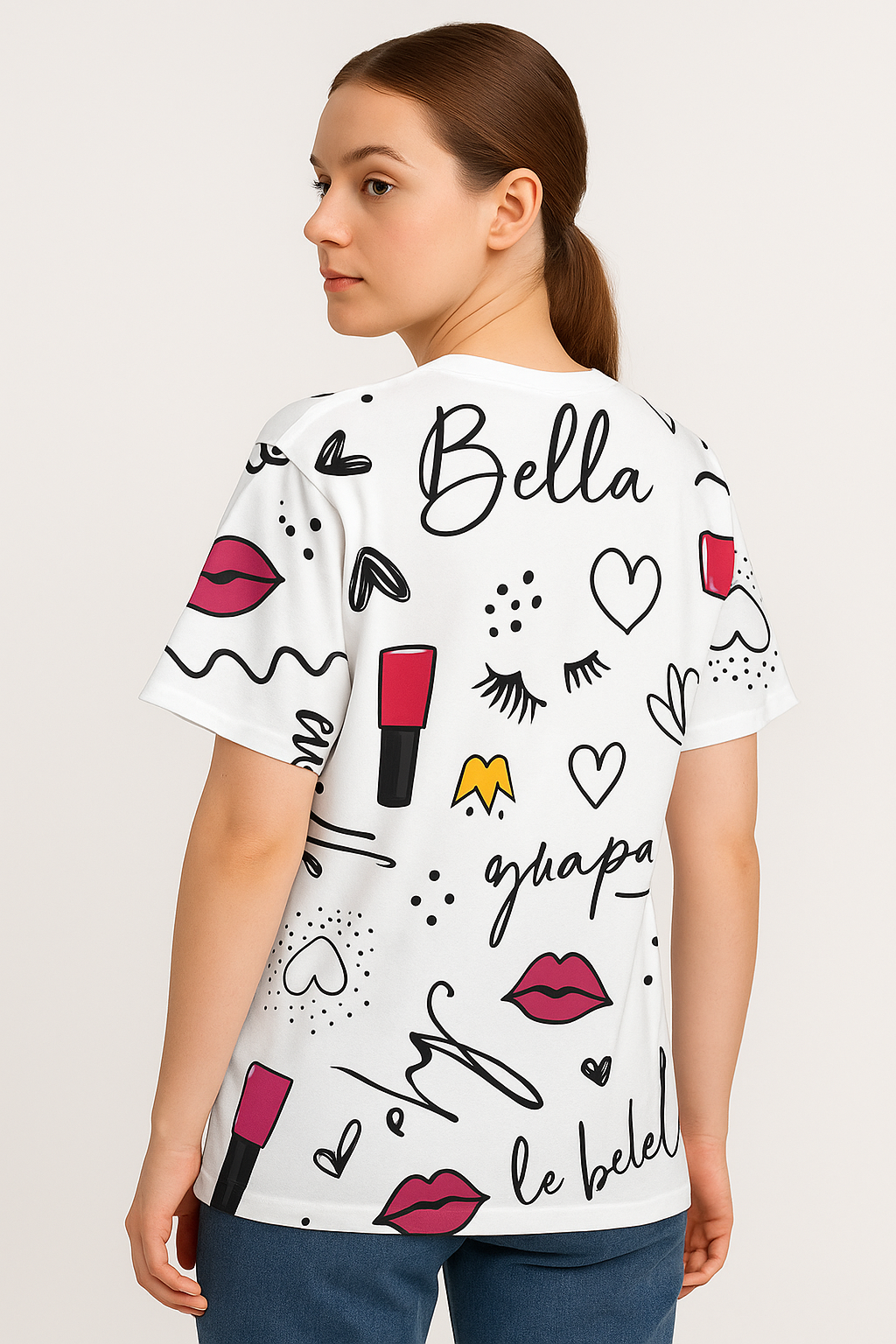 Beauty Girl Oversized Tee