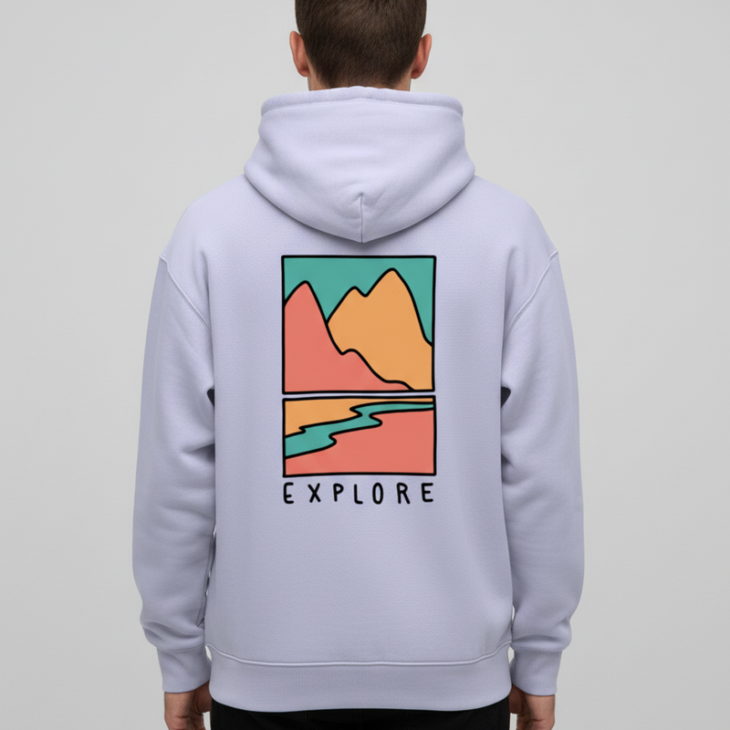 Explore Unisex Oversized Hoodie