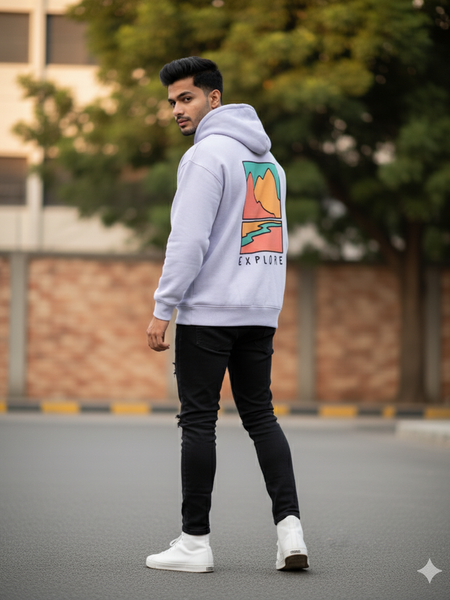 Explore Unisex Oversized Hoodie