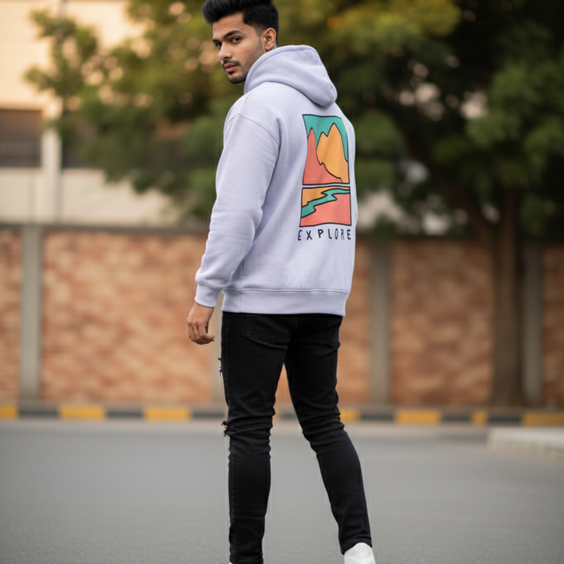 Explore Unisex Oversized Hoodie