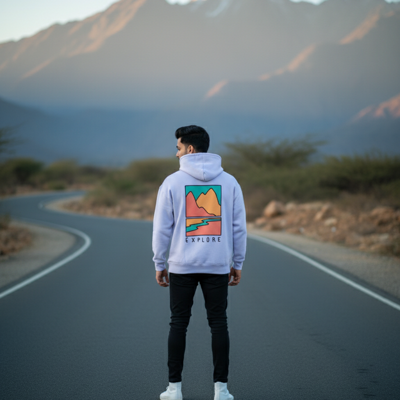 Explore Unisex Oversized Hoodie